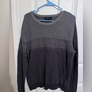 Men's Marc Anthony Luxury Blend Wool Cashmere XL Gray Sweater